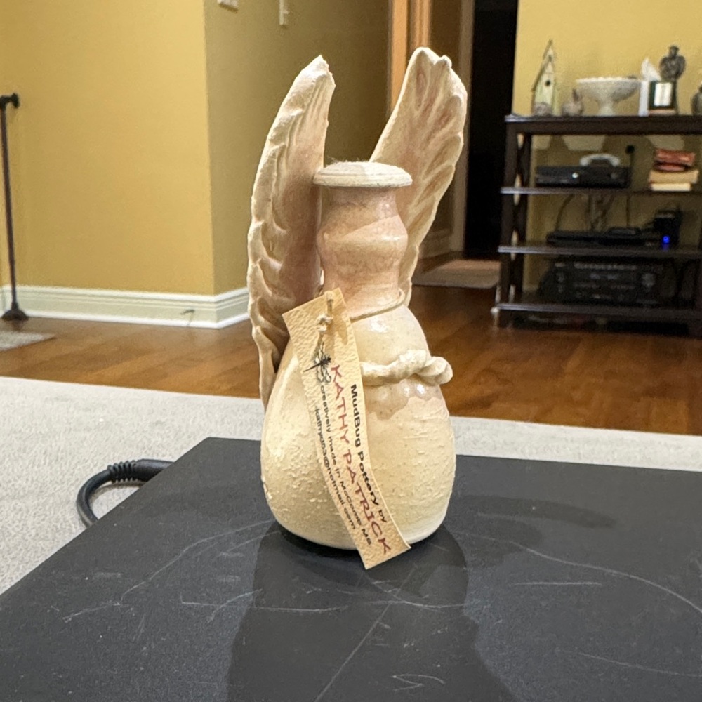 Handcrafted Cream Angel Figurine